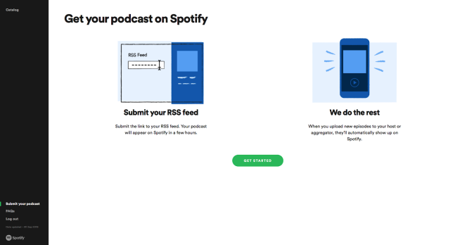 subir podcasts a spotify
