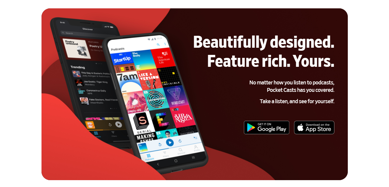 Pocket Casts Escuchar y Subir 2024 PodcasTOP