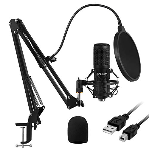 microfono para podcast con condensador